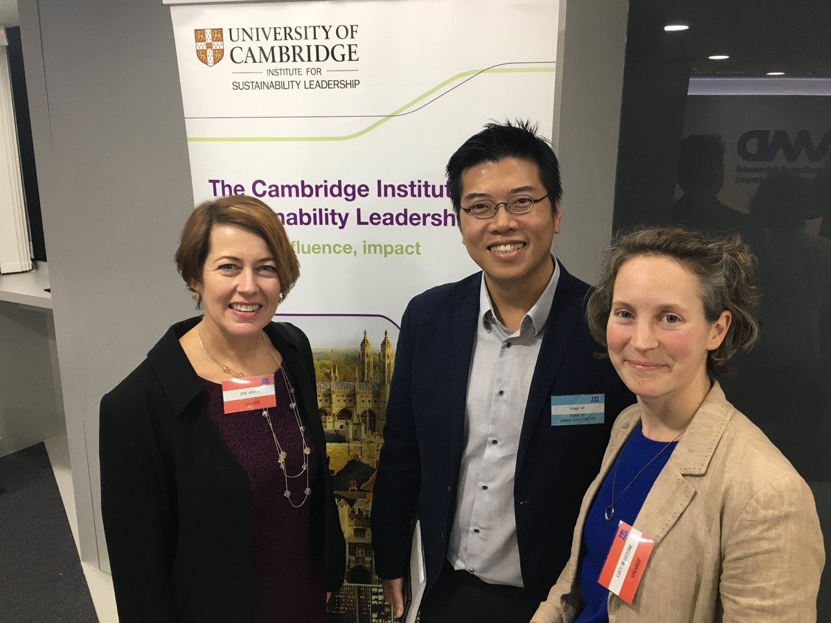 zoearden's tweet photo. Inspiring story of architect Tony Yp who did @IDBE_Cambridge, designed HK’s 1st zero carbon building &amp; now set up own biz @cisl_cambridge https://t.co/it4lPNOljg