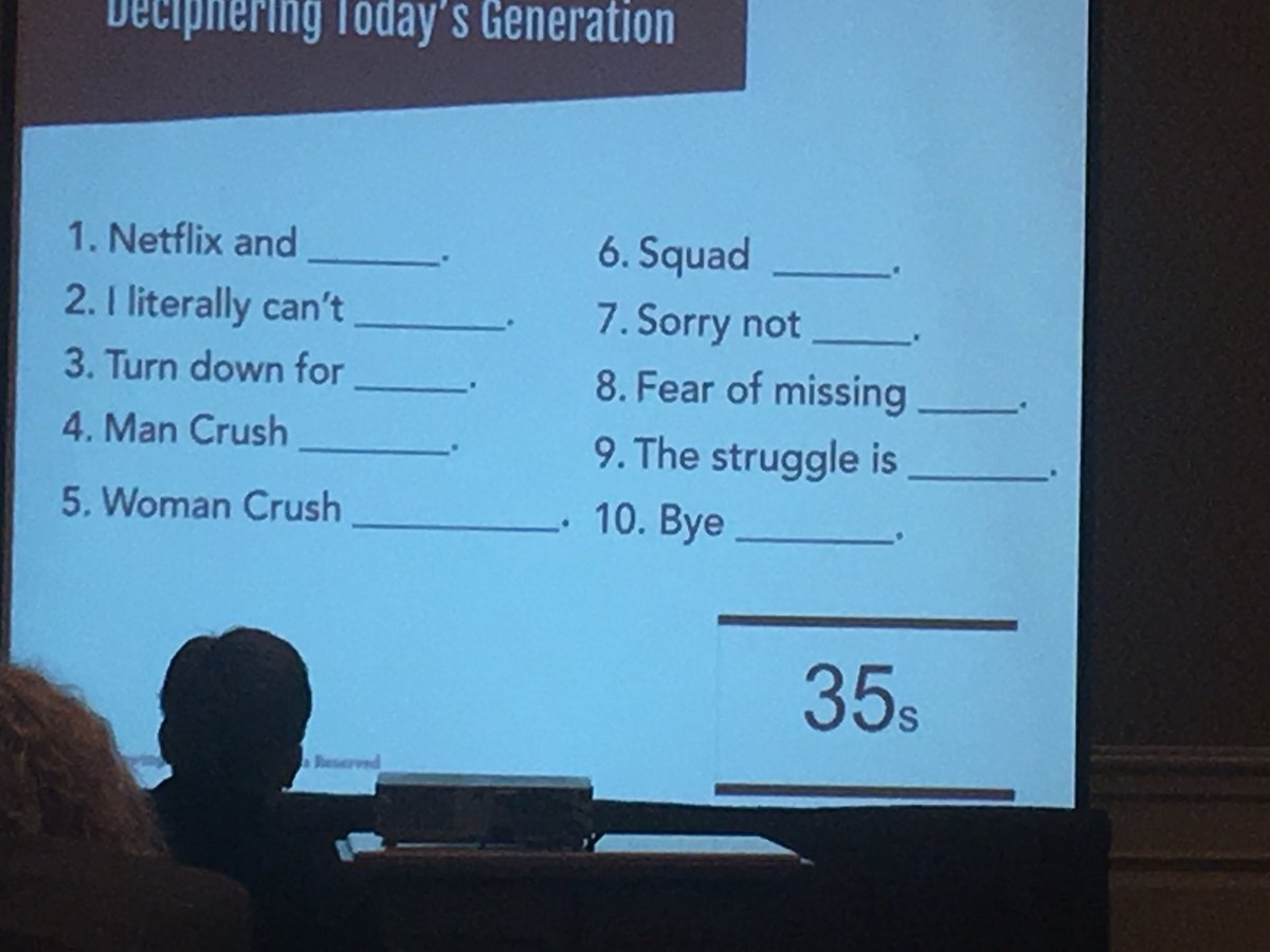 KevinHyer's tweet photo. Can you fill in the blanks? @Diversified_Ins @TimElmore #summitconference2017 https://t.co/kpi8QaFHTh