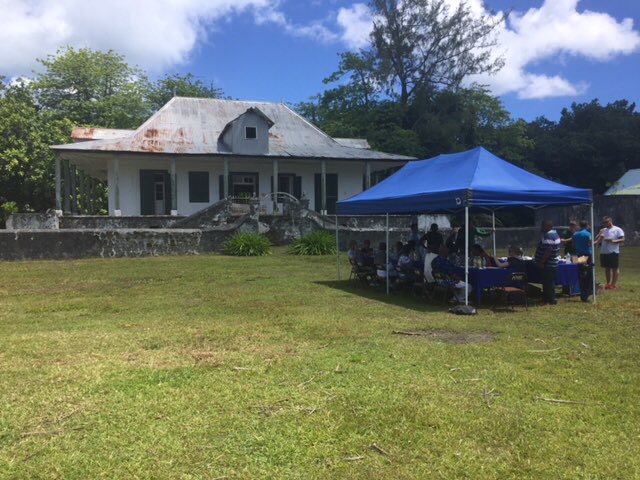 BIOT heritage visit- busy day today. Picnic at lunch at the plantation; remembering Chagossians in Diego Garcia; and mass at church.