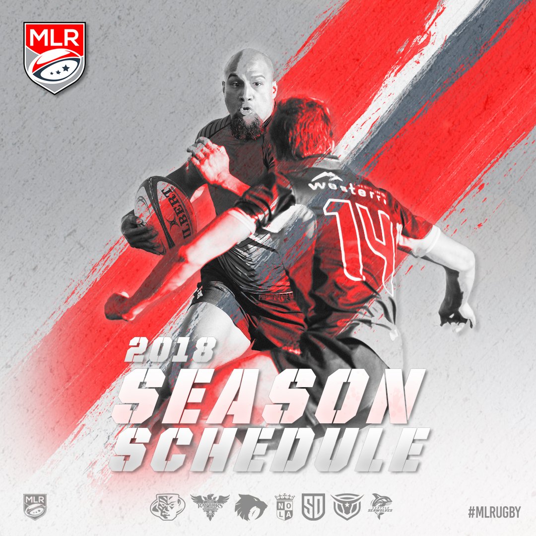 The 2018 #MLRugby match-schedule has arrived! To see the full schedule, click here: bit.ly/2newb3w 
<a href="/CBSSportsNet/">CBS Sports Network</a> #MajorLeagueRugby Photo credit: <a href="/daveywilson/">DAVEY WILSON</a>