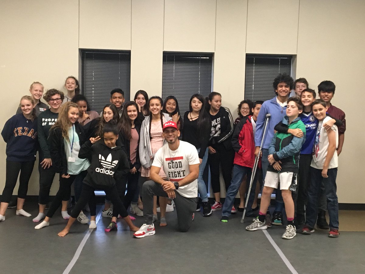 Thanks so much to Greg Galindo for speaking to our leadership Pals class today!!! #goodfightfitness