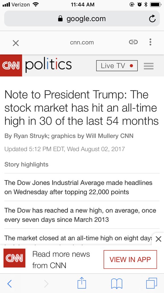 starnerstephen's tweet photo. @realDonaldTrump From a real news website: https://t.co/1HFIP4D63V