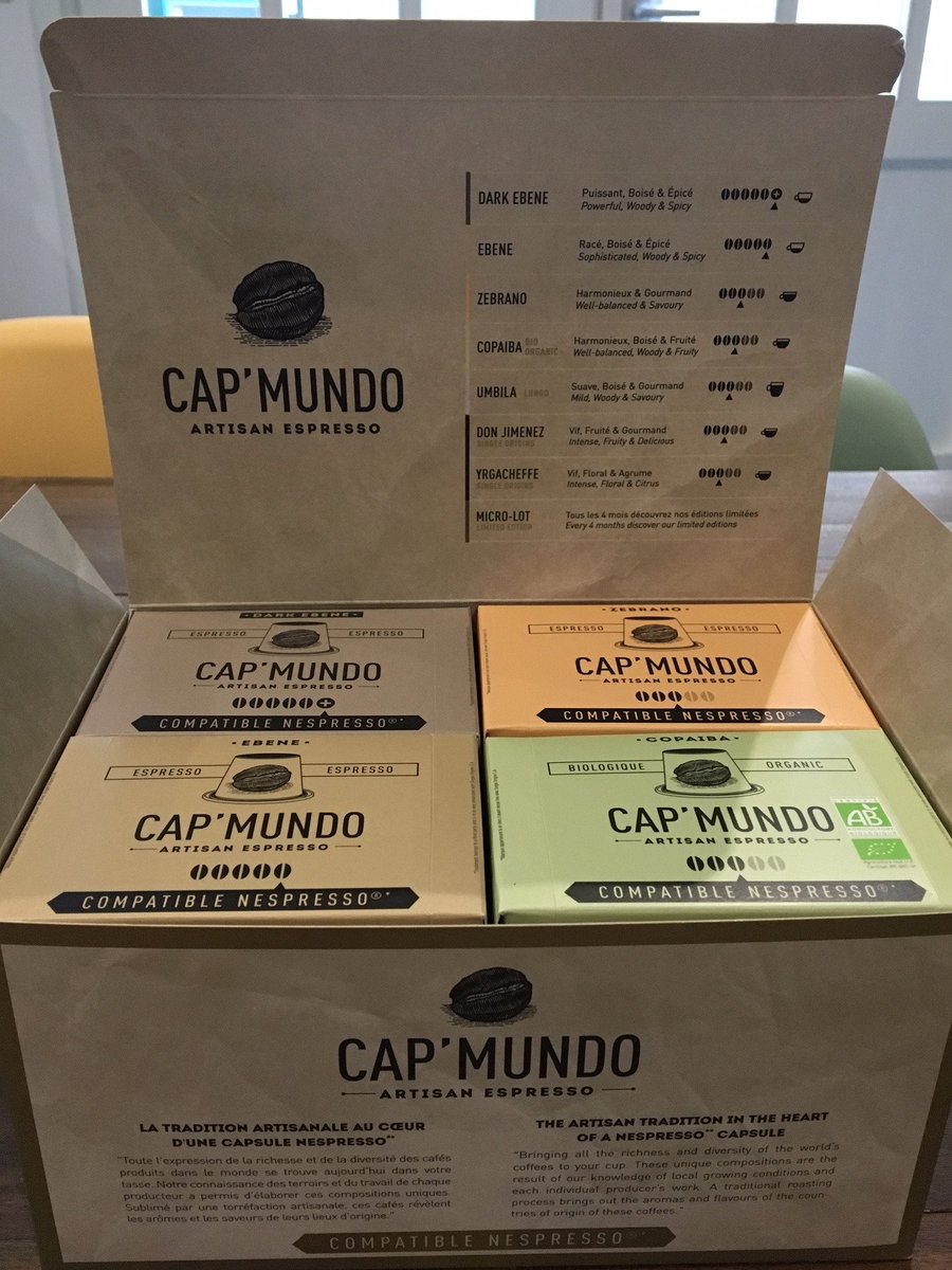 Cap_Mundo's tweet image. Les coffrets Découverte #CapMundo sont disponibles très bientôt.
Coffret de 8 #cafésdexception pour découvrir les meilleurs arômes du #caféencapsules.