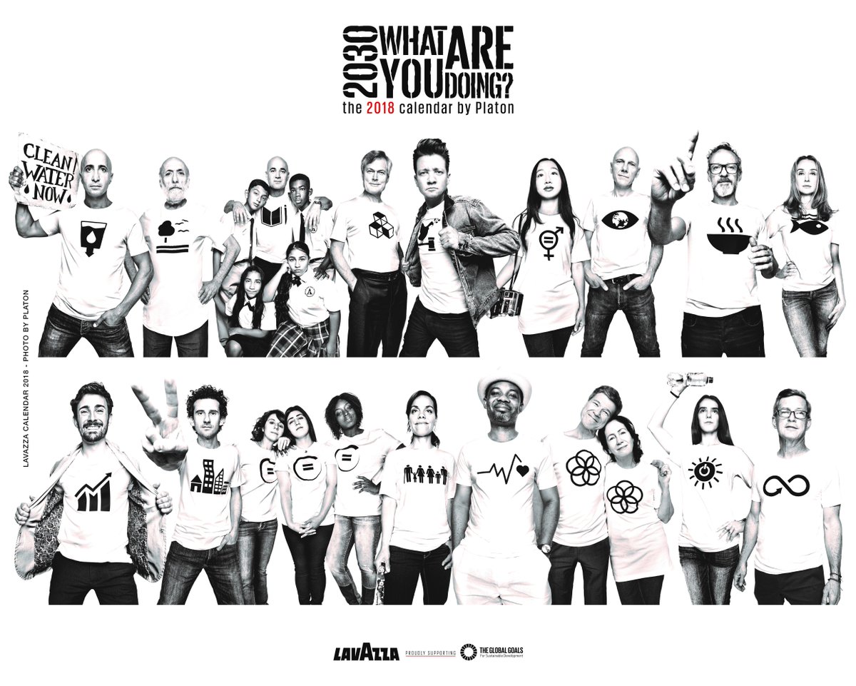 This week, <a href="/Lavazza/">Lavazza</a> hosted media and influences in Milan to launch their annual calendar. This year, they partnered with the <a href="/UN/">United Nations</a> to raise awareness of the 17 Sustainable Development Goals. Learn more here: bit.ly/2nglYUl 

#Client