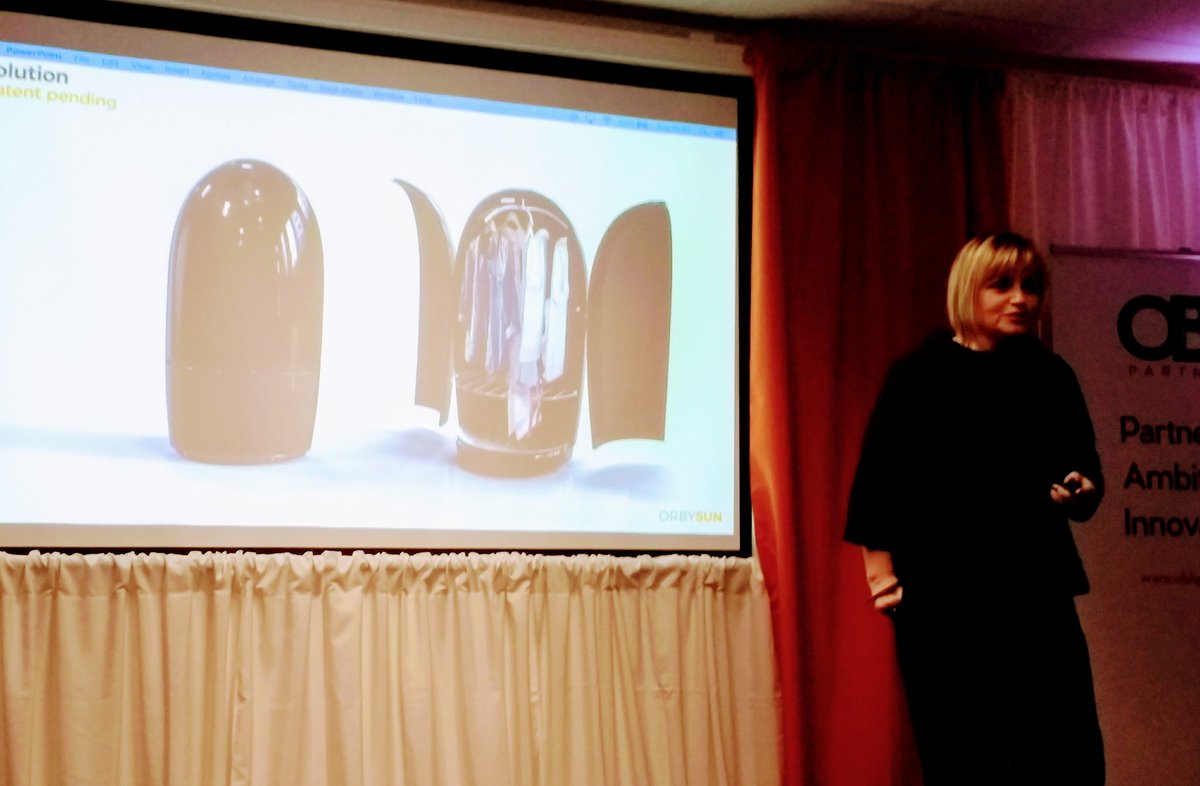 What a clever idea - Patricia Managan has passion for design which led her to invent OrbySun a cloth dryer inspired by nature #innovate #FemaleEntrepreneurs #EIStartups