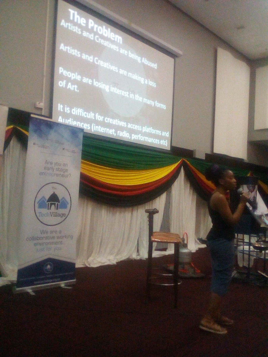 realnigelndlovu's tweet photo. Zenani at #pitchbyo  "talking arts" #BaselineThoughts is the business idea . https://t.co/tY1KGQ3UFq