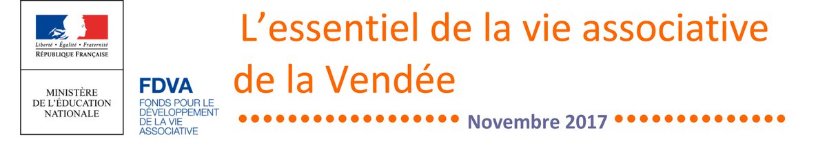JFP85's tweet photo. L’essentiel de la vie associative de la #Vendée : Les #associations jouent un rôle irremplaçable, largement reconnu par les #Français https://t.co/0EZbv5HtSP https://t.co/WQ8D35BrH3