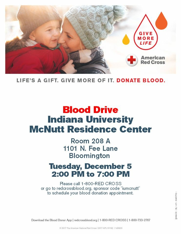 Next Tuesday from 2-7 there will be a blood drive in the center building. To schedule a time, follow the link on the picture. We would love to see all time slots full!