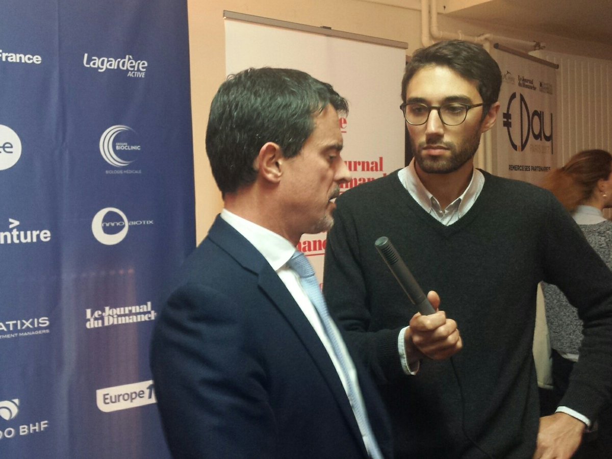 touteleurope's tweet photo. #EDays2017 ITV en cours avec @manuelvalls ! Nous suivons l'événement avec nos partenaires @Taurillon et @MouvEuropeen_Fr https://t.co/fR6tLFPjjO
