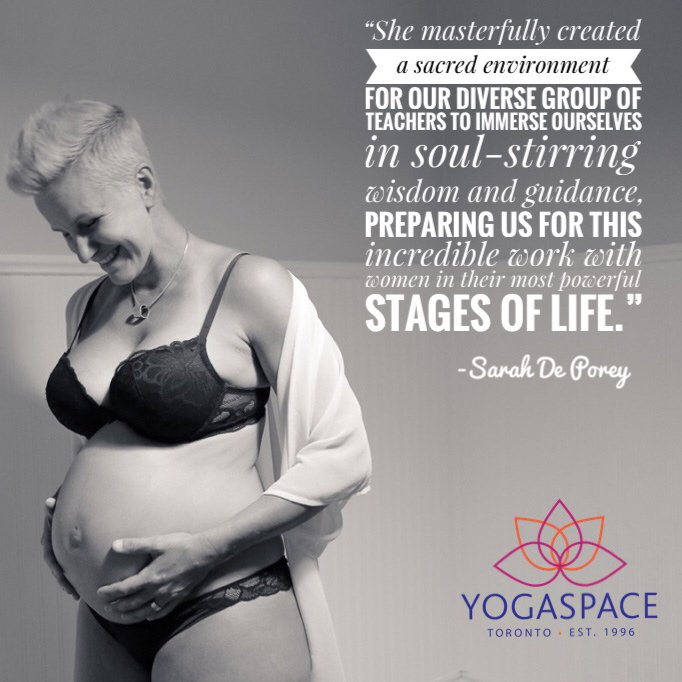 YogaspaceTO's tweet photo. Yoga Alliance Registered Pre &amp; Postnatal Yoga Teacher Training with Sasha Padron: January 5-21, 2018. ✨🚼🕉

MORE 👉 https://t.co/JqIIKSqPrZ https://t.co/OHfCNMdUkX