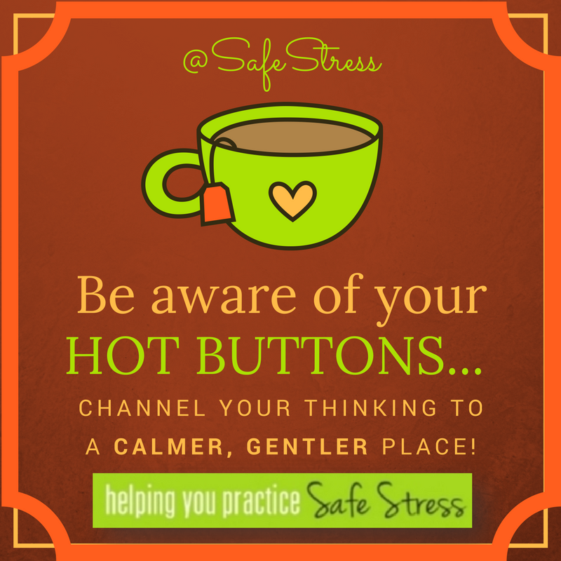 SafeStress's tweet photo. By observing and being aware of our emotions, and desiring to change, we CAN control our hot buttons. #ThursdayThoughts #PracticeSafeStress https://t.co/zzYeg8xAvG