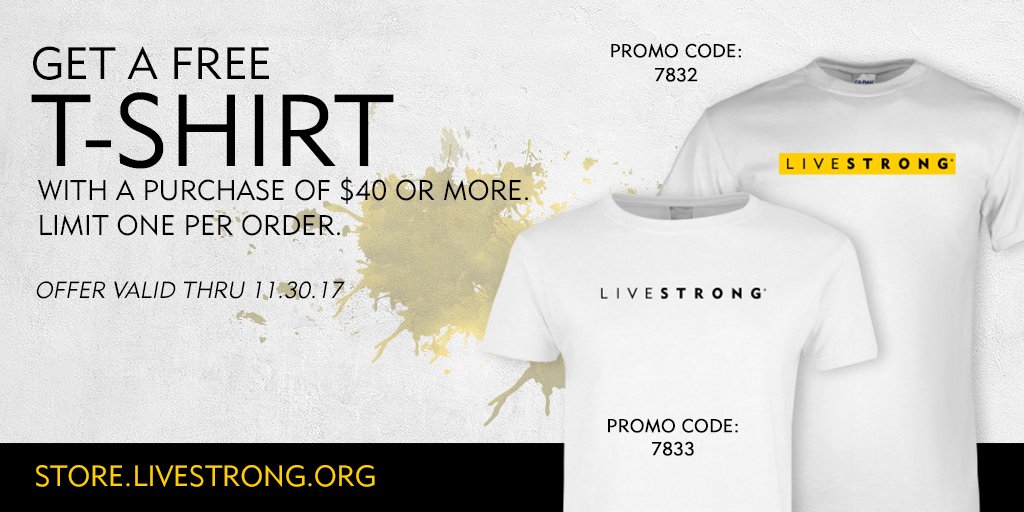 livestrong t shirt