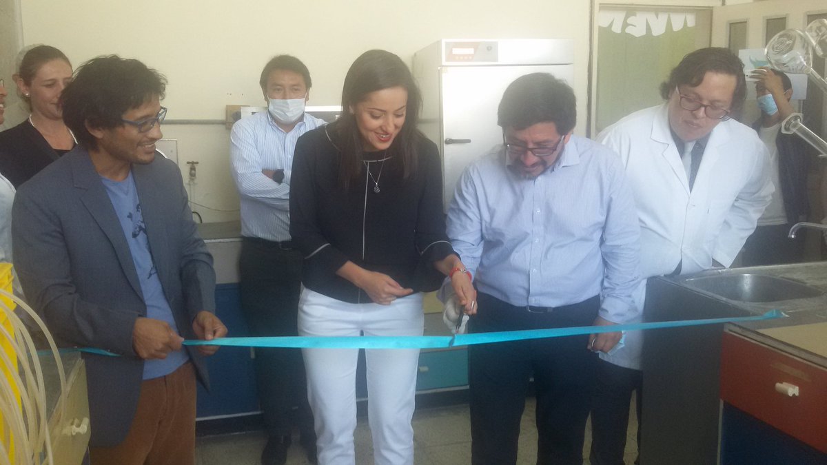 EPNEcuador's tweet photo. @EPNEcuador inaugura laboratorio de caracterización de producción de biogas con apoyo de la empresa Fickert&amp;Winterling #Biogastiger https://t.co/1nxx4iw6tY