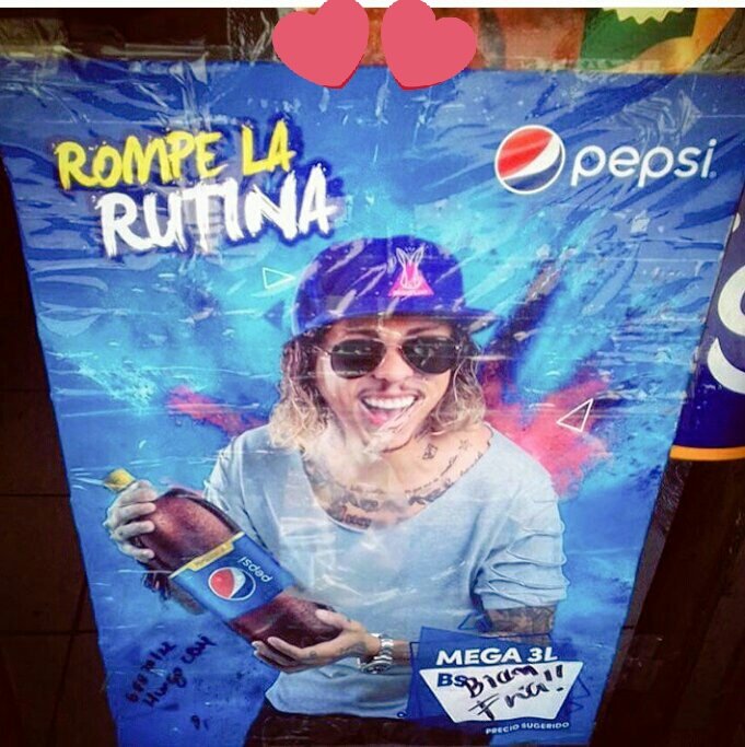 bonny_maniatic's tweet photo. #RompeLaRutinaJuntoAPepsi orgullos@s de ti bonny lovy apareces en todos lados... 
Éxitos❤❤😍😍😍😍
Pasandola #Bien 👍Pasandola #Nice 👌
🐰❤ https://t.co/VjF3AcA0L1