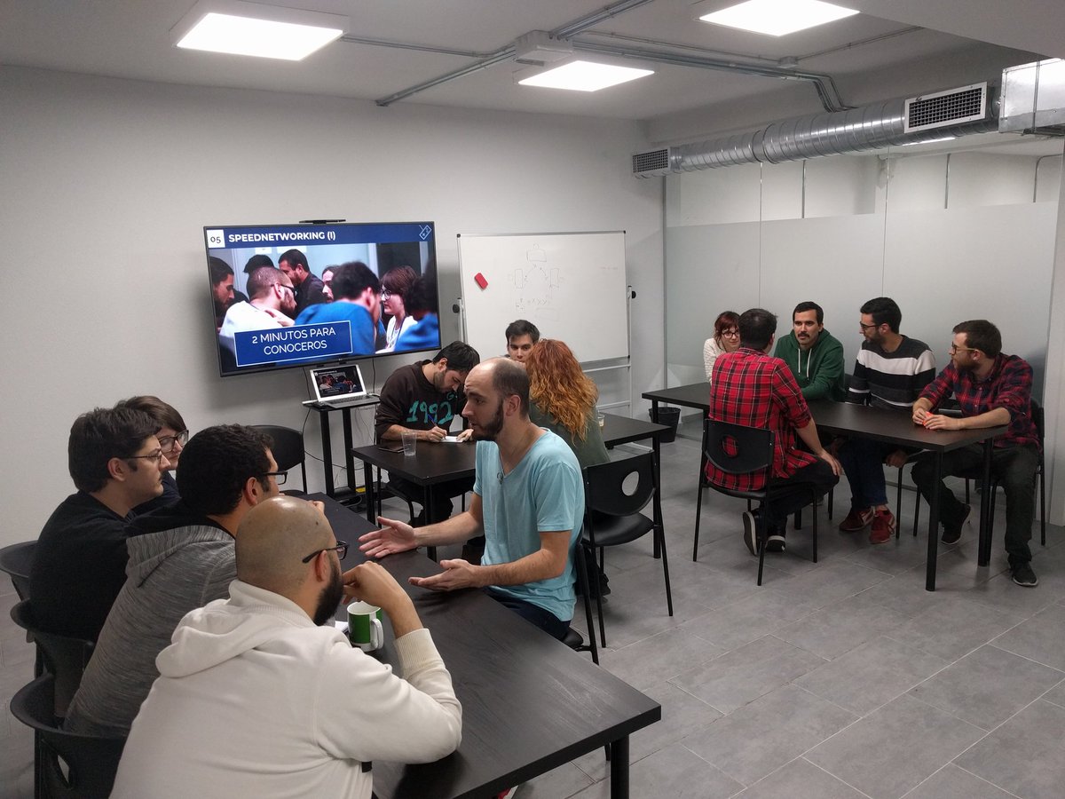 Haokarlos's tweet photo. Hora del speednetworking con los equipos!! https://t.co/5MSJwPWC4z