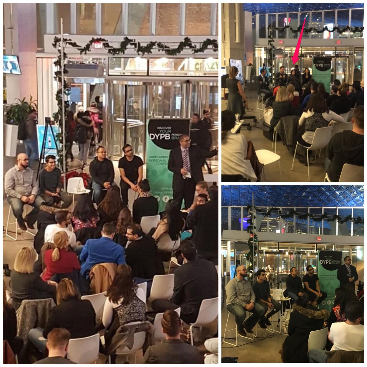 zoe_kats's tweet photo. That's me on the #AI panel @ the #Toronto #LinkedIn Meetup last night! Great crowd + questions - props to @goswish + @raehanbobby & the rest of the organizers for a fun night, thanks for having me on!! #LinkedInTOMeetups #DYPB :) https://t.co/ZlaSd65eST