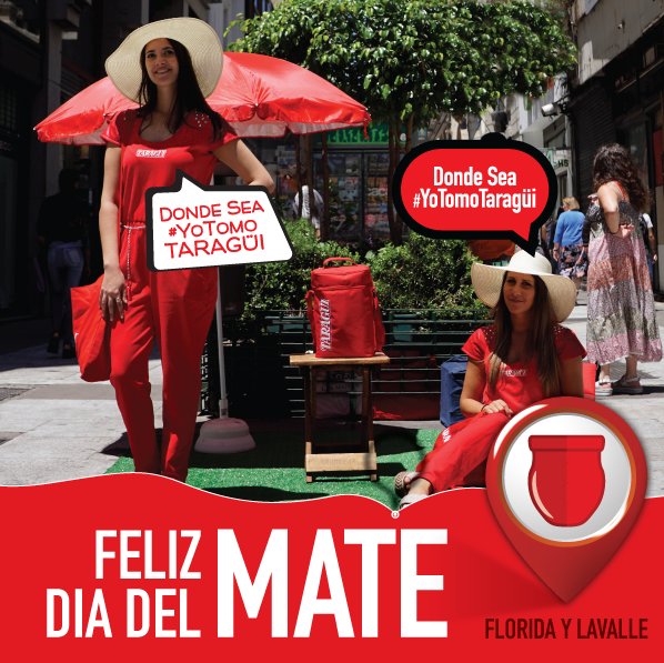 Hoy festejamos el #DiaNacionalDelMate en Florida y Lavalle. 
Te esperamos con mate y reposera!!!
 :D
#YoTomoTaragüi
#DiaDelMate