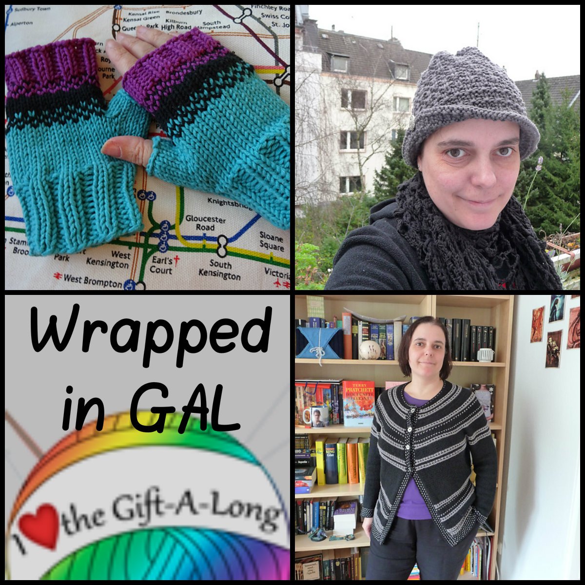 Selana1505's tweet photo. It was cold today - when I was on my way to work, I realized that not only was I wrapped in knitting, but 3 of 4 handknits were #GAL2017 projects:
Mitts: Saint Helena by Ranee @ Arabian Knits
Hat: The Ghosthunter's Cloche by Carolyn Macpherson
Cardi: Peridotty by Helen Gipson https://t.co/BVsepU8DSa