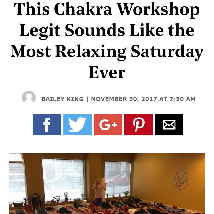 SanctuaryYo's tweet photo. Chakras ARE chill! Thx Philly Mag &amp; @bewellphilly for the lovely shout out about our upcoming Chakra Workshop THIS Saturday 2:00-5:00pm. Call 215-964-9323 today to sign up OR visit our website (https://t.co/Bqs5rxpJ4U).
#sanctuaryyoga #chakrasarechill #floetry #resolvetoevolve https://t.co/Sd5MlEfPrp