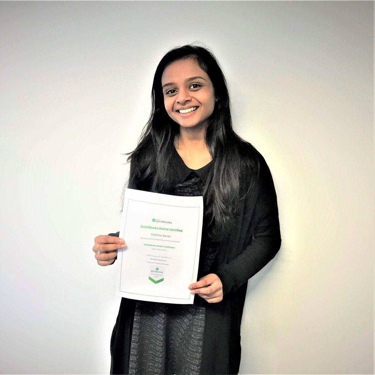 Lotuswise's tweet photo. Congratulations to Valisha, our latest team member to get her QuickBooks    Accreditation
#QuickBooks #Getintuit #Lotuswise #CharteredAccountants https://t.co/Rr5m2qEi8y