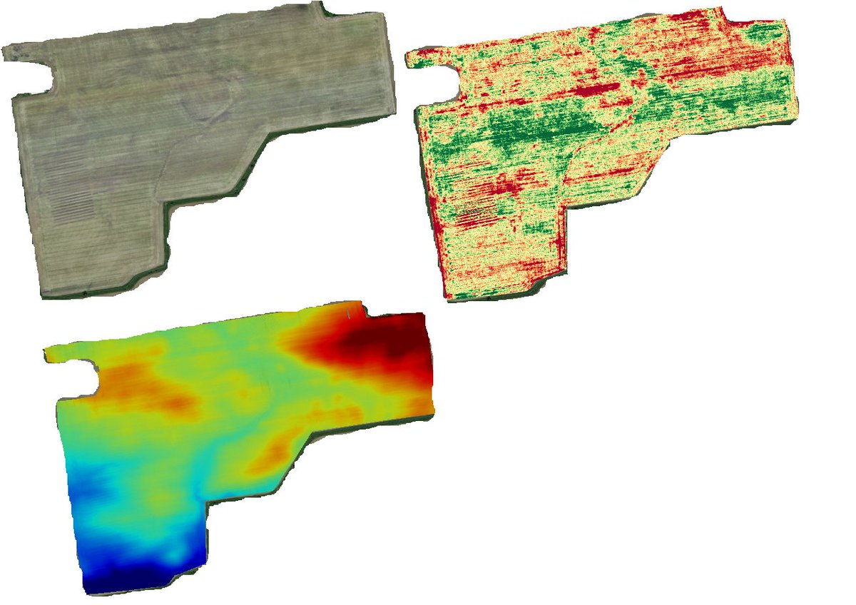adamsharpagtech's tweet photo. An example of @DroneDeploy on 100 acres from last Friday. Tested the drone in the wind (20km+) and battery life (3 full charge). Simple and intuitive, and great to look at the crop health of a Cover crop field that was tiled this summer #MAPSGIVING https://t.co/TrFSaD9U4K