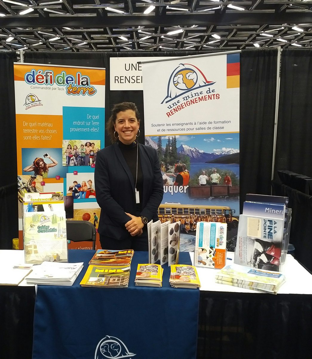 mmSchoolProgram's tweet image. Passez nous voir au kiosque #96 à #AQEP2017 pour vos ressources éducatives en sciences de la Terre ! Merci à @carrefour_edu pour la photo :)