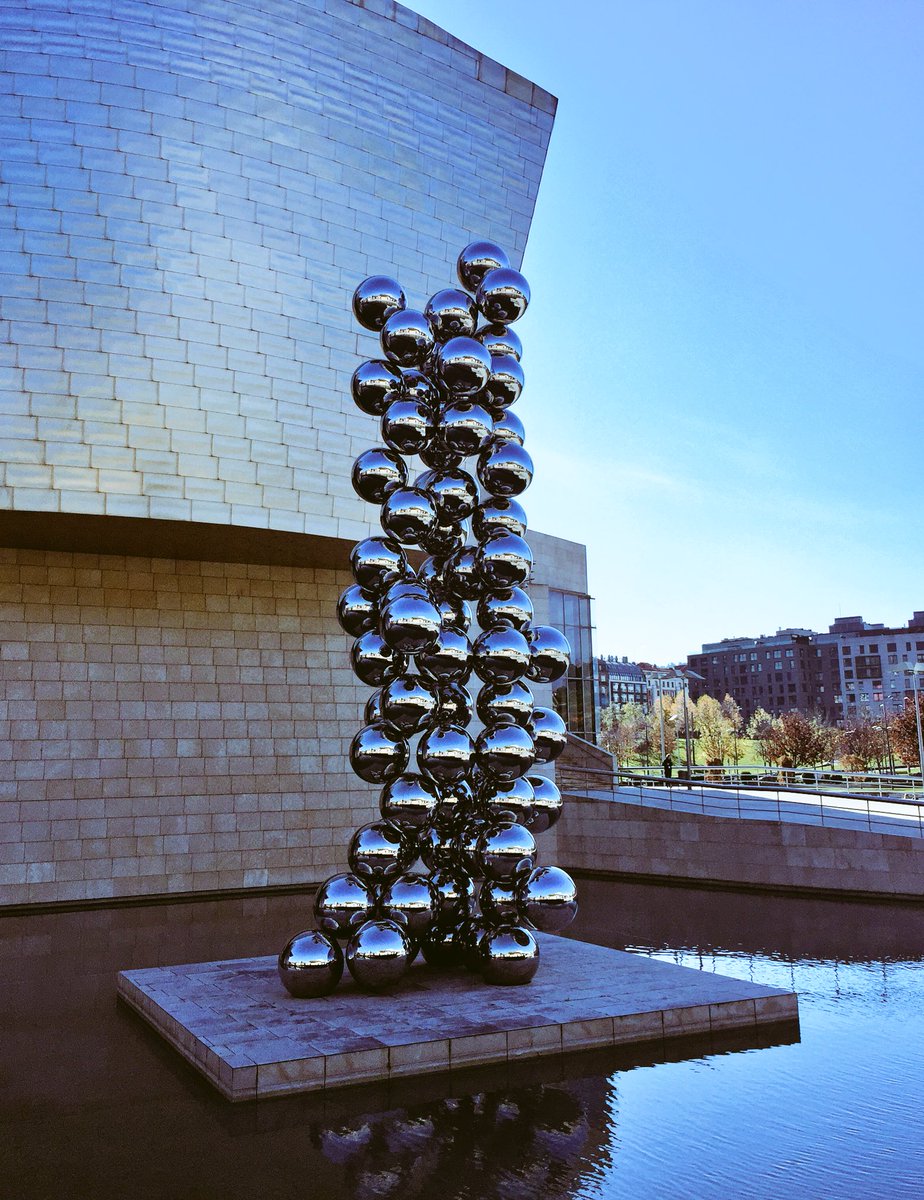 pinestcw's tweet photo. Found some not-so-tiny bubbles this week in Bilboa Spain at the Guggenheim. We're here for #AzPlay2017 Tiny Bubbles is nominated for Best Gameplay at the show! https://t.co/S7hpbgQ6m2