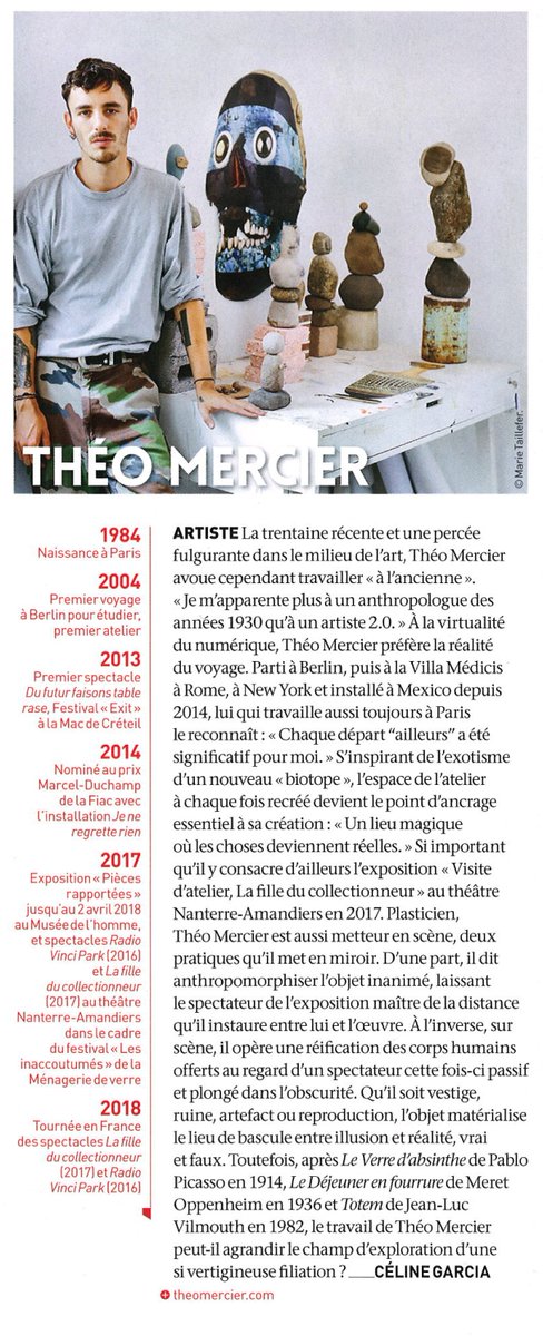 BugadaCargnel's tweet photo. Théo MERCIER in L’œil written by Céline Garcia
#théomercier #portrait #article #press #loeil #bugadacargnel https://t.co/KDoMyUOup7