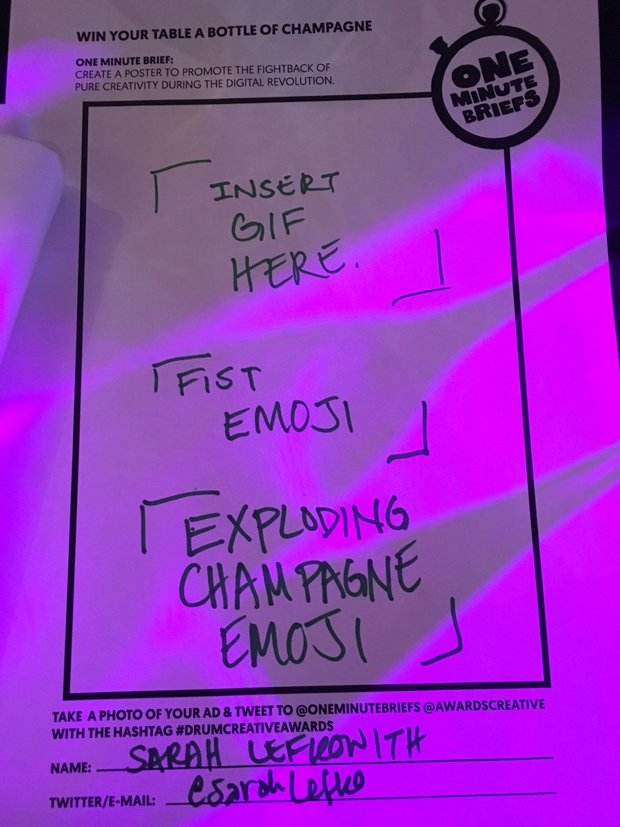 Use your imagination. <a href="/oneminutebriefs/">One Minute Briefs ⏱️</a> <a href="/awardscreative/">Creative World Awards</a> #drumcreativeawards