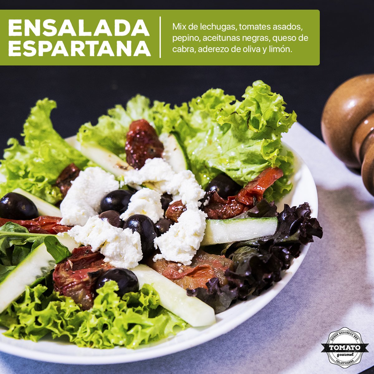 Se viene el calorcito y con él las ganas de comer algo fresco y liviano, por eso en Tomato te ofrecemos una gran variedad de ensaladas para que puedas disfrutar del verano de la mejor manera 🥗🙌🏼

➡ #Descuentos exclusivos desde nuestra web tomatogourmet.com.uy o app