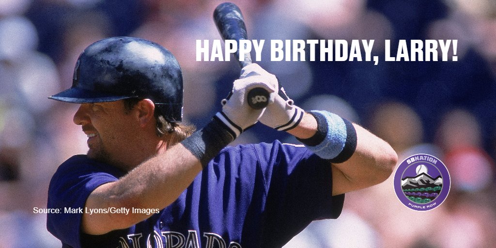 Happy  51st birthday to former OF Larry Walker 