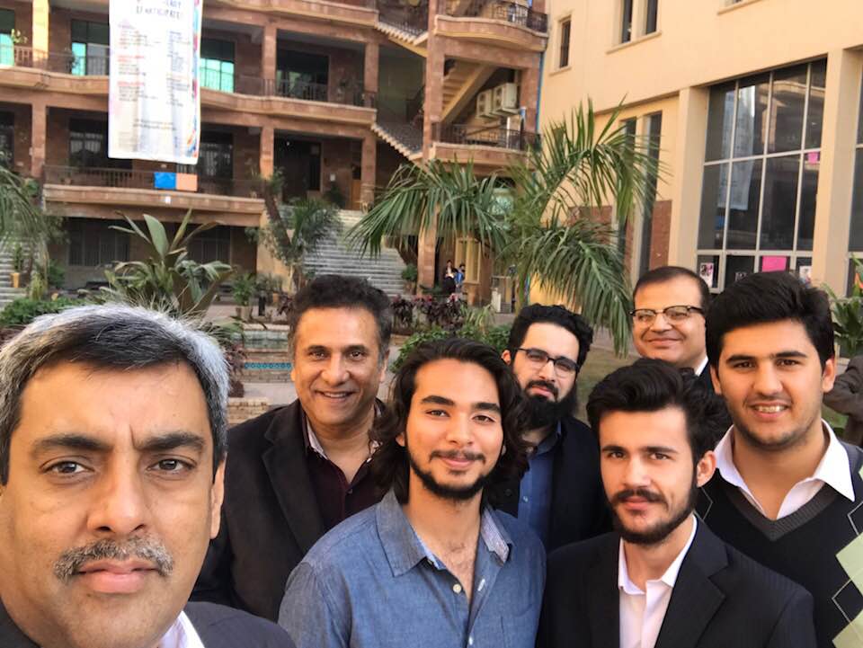 angelspakistan's tweet photo. Excited with CECOS Peshawer team that won Silver at International Genetically Engineered Machines 2017, in Boston, for developing genetically modified bacteria that detect water contamination.
Next: Fish that change color by metal type and IoT Robot for remote notification. https://t.co/bo8yNXIRuC