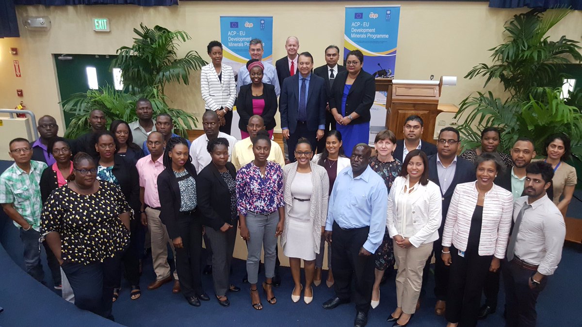DevelopmentMin's tweet photo. #TBT 27 participants from 6 Caribbean countries at the Caribbean Regional Training Workshop on Geodata Digitization and Mapping of #DevMin, in Port of Spain on 6-17 November. 6 geodata inventories on #DevMin are under development & will reduce data deficiencies.
Thank you all! https://t.co/YMgPtKpRwc