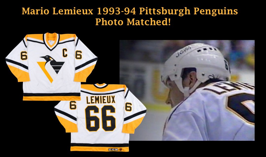 Fall 2017 Auction Highlights: Final Day!

Mario Lemieux 1993-94 Pittsburgh Penguins Game Worn Jersey
Photo Matched!

gamewornauctions.net

Auction Closes November 30, 2017 - Final Day to Bid!

#NHL #Hockey #PittsburghPenguins #HHOF #LeMagnifique