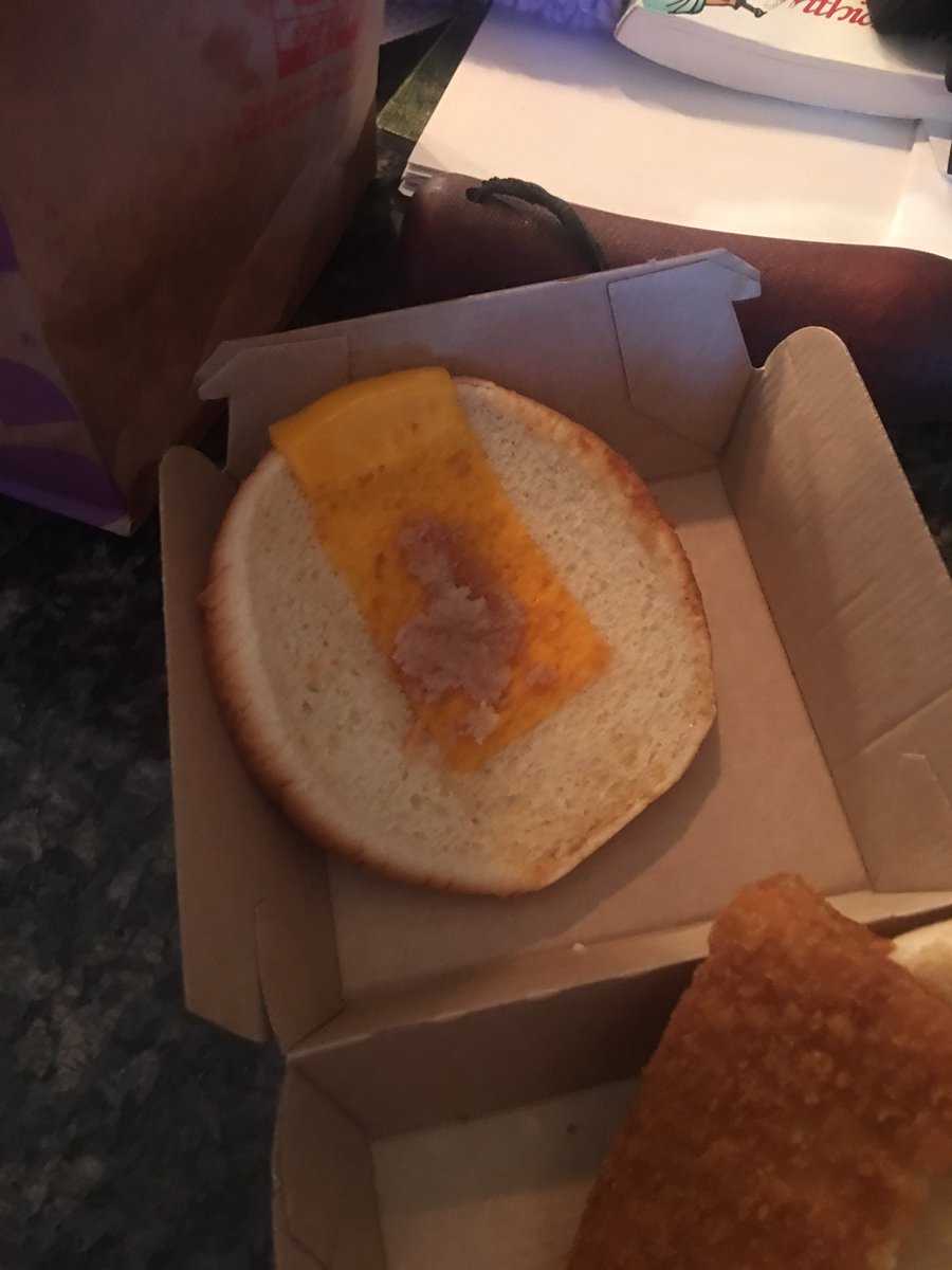 mandacarter84's tweet photo. @McDonalds this piece of cheese is pretty awesome🙄 https://t.co/1k8Ouuwj7Z
