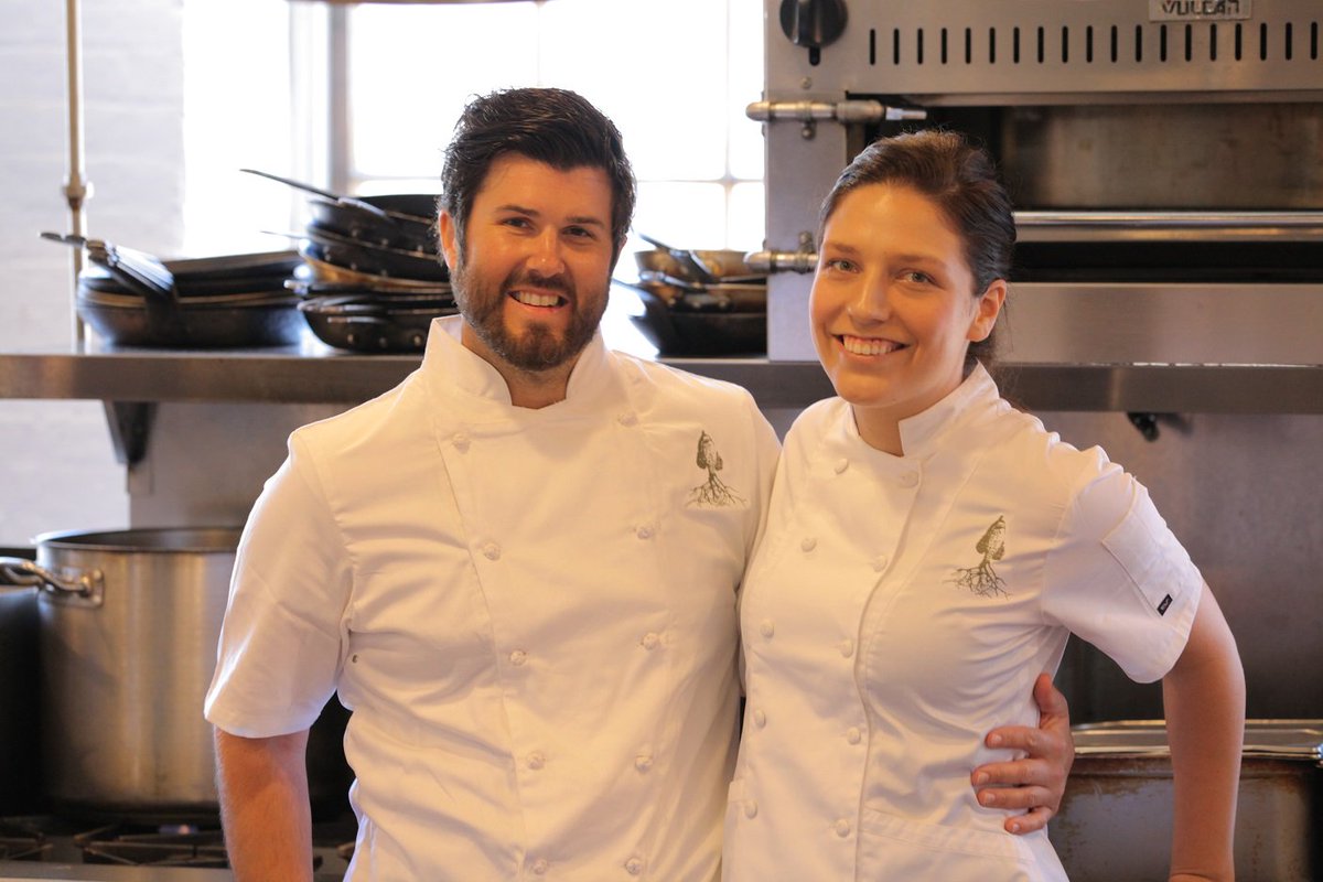 LouisianaTravel's tweet photo. Have you heard?! @sacalait_nola and #HotTails chefs @ChefCodyCarroll & Chef Samantha Carroll have a new show premiering on @FoodNetwork this Saturday?! Make sure you catch Cajun Aces at 8pm https://t.co/4vESFhXNuN