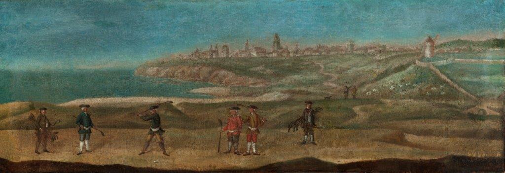 Did ye ken the term #golf possibly originated from the old Scots words golve, gowl or gouf and is possibly borrowed from mediaeval Dutch? (colf being club and ‘spel meten colven’ being game (played) with club – this was a Dutch game resembling golf) #StAndrewsDay