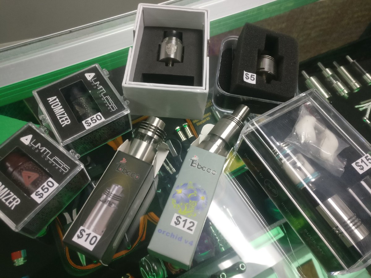 freecigsnorth's tweet photo. **On Sale!**

Come check out our selection of rebuild-able tanks, now on sale!

#EJuice | #Vape | #Chicago | #VapeLife | #VapeOn | #CVN | #VapeShop | #Mundelein | #FreeCigs | https://t.co/qAF5osxg90