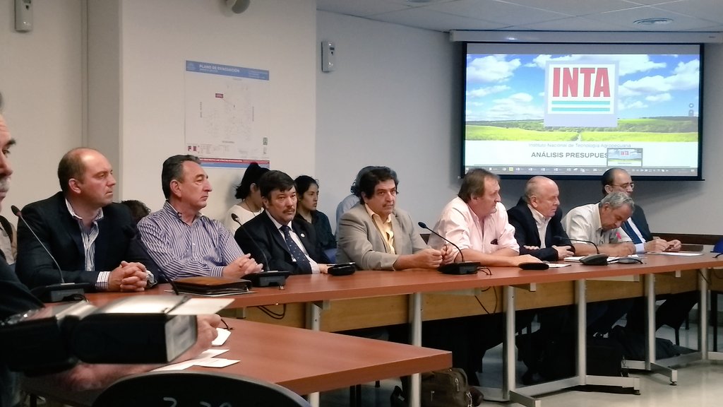 Ahora en la Cámara de <a href="/DiputadosAR/">Diputados Argentina</a>, se analiza presupuesto y futuro del <a href="/intaargentina/">INTA</a> con presencia de instituciones del #campo