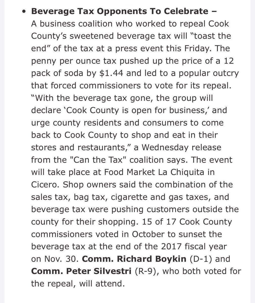 BeniaminoCHI's tweet photo. Wonder if @RichardRBoykin will have a toast ready for the over 300 people who will not have #Christmas this year because they’ve lost their jobs. The pop industry lobbyists said this would save jobs...🤔 #PopTax #Twill https://t.co/4LAaCxrUAZ
