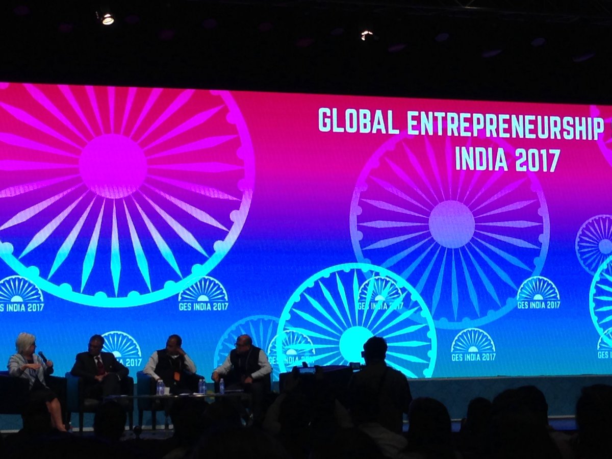 Day Three at #GES2017 in Hyderabad, India and <a href="/ruralup/">Rural Up</a> is with hundreds of entrepreneurs from across the globe discussing STEM. @SOARSTEM @kycoders #learntocode