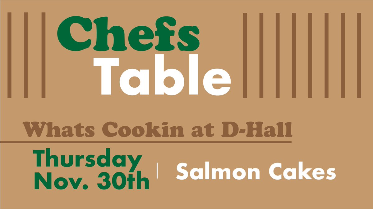 PC_EATS's tweet image. Seafood is FULL of nutritious vitamins! So, tonight at Chefs Table were gonna be serving up some fresh Salmon Cakes.