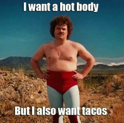 mirror_muscles's tweet photo. Fight the urge and get results. Not saying I don't love tacos but...... #mirrormuscles #gymmotivation #nutrition #gym https://t.co/wRlqstAnF8