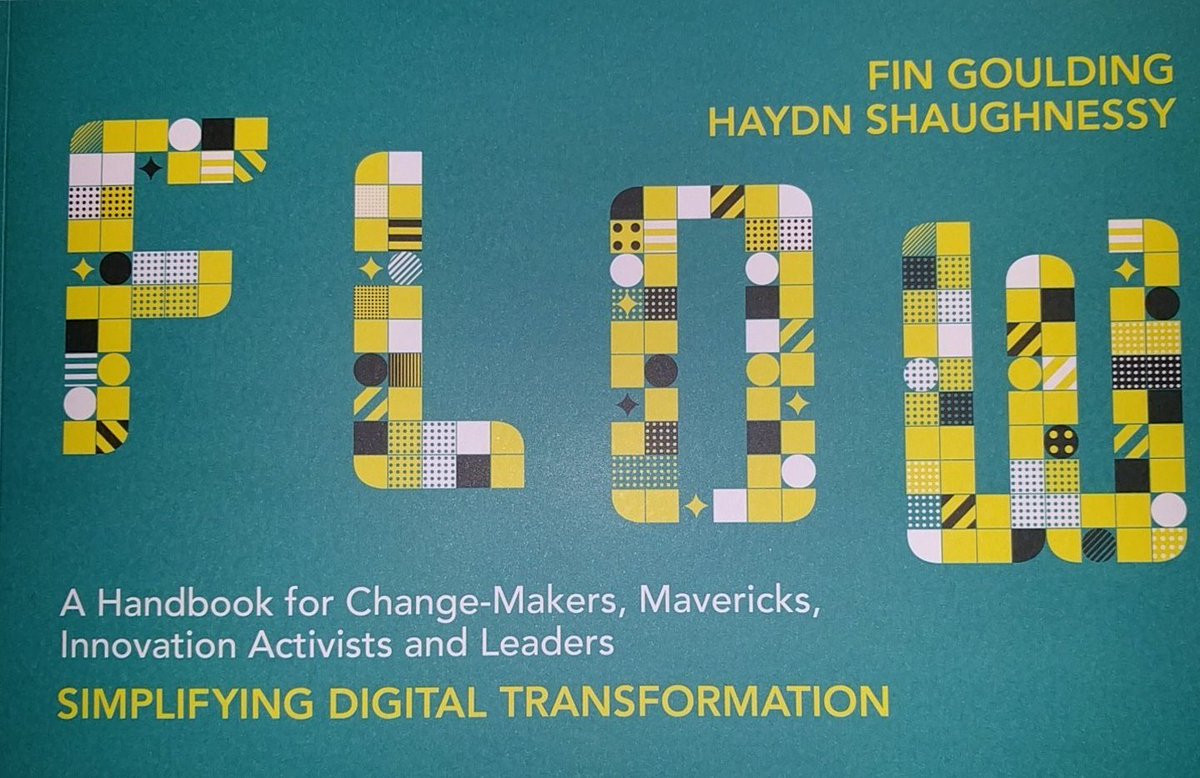 eugeniamantero's tweet photo. I've finally got my copy signed by one of the authors 😉 @fgoulding #flowacademy #flow #simplifyingDigitalTransformation https://t.co/ETxWXMtcYF