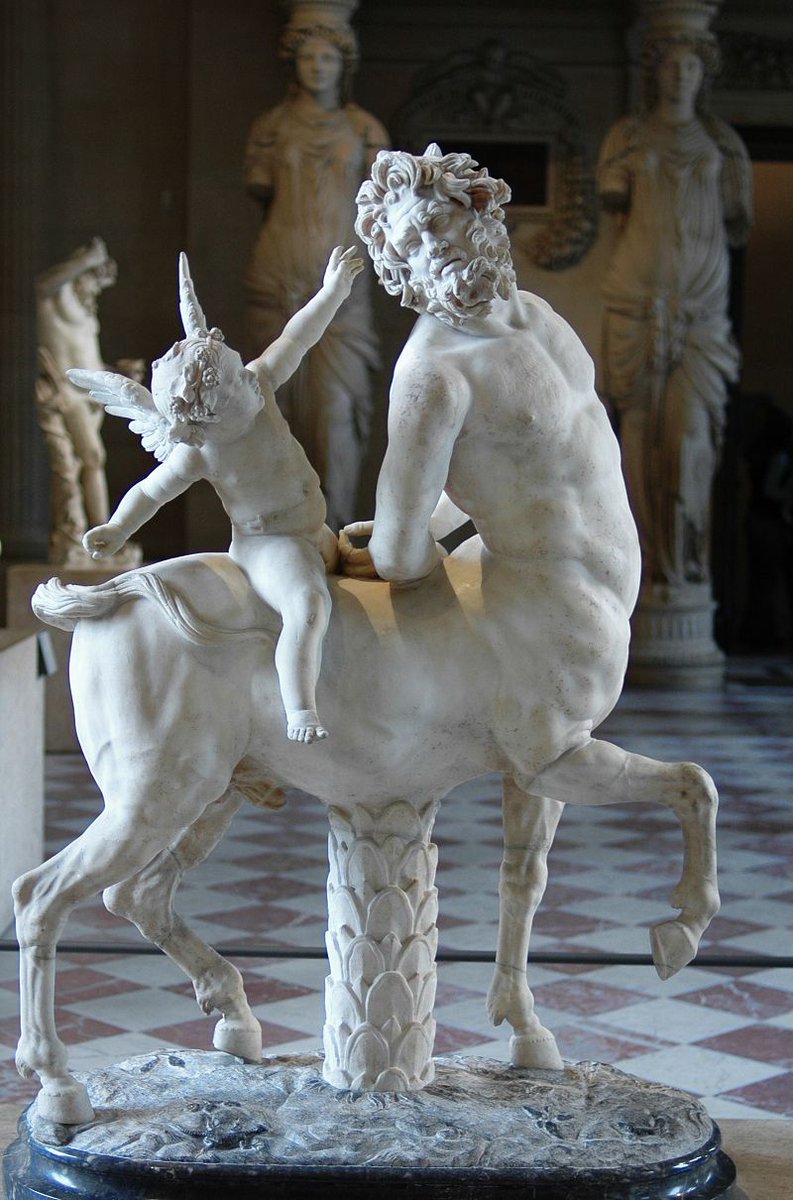 DelphineMulot's tweet photo. J'aurai l'honneur de vous retrouver demain soir devant la statue du Centaure Âgé Tourmenté par Eros @MuseeLouvre  #JOPLouvre https://t.co/I9LL8ZcxNL