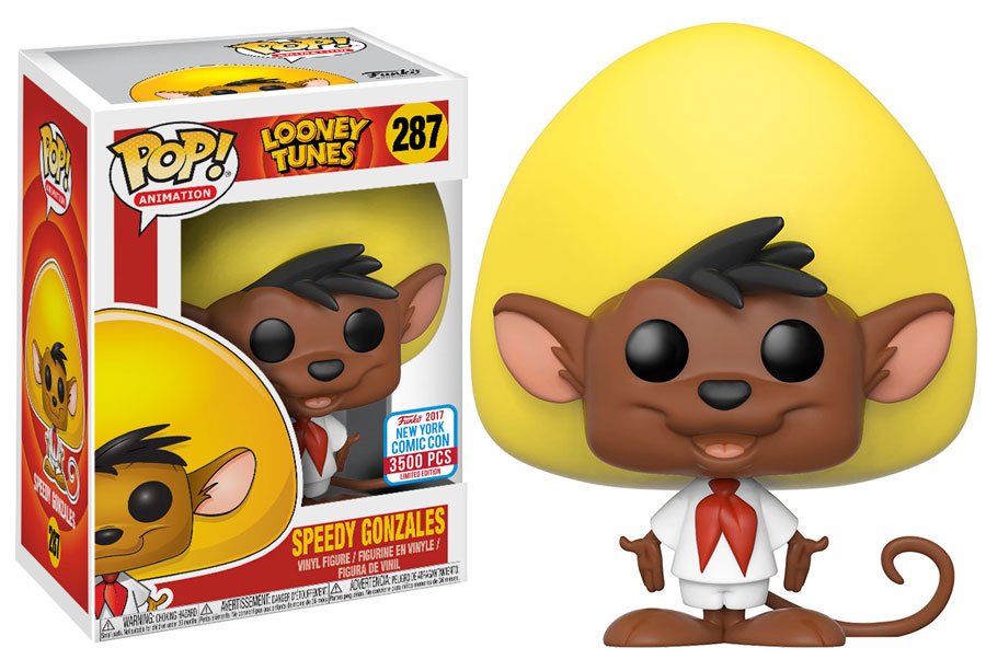 Funko's tweet photo. RT &amp; follow @funko for the chance to win an #NYCC 2017 exclusive Speedy Gonzales Pop! https://t.co/08C6UZKzcA