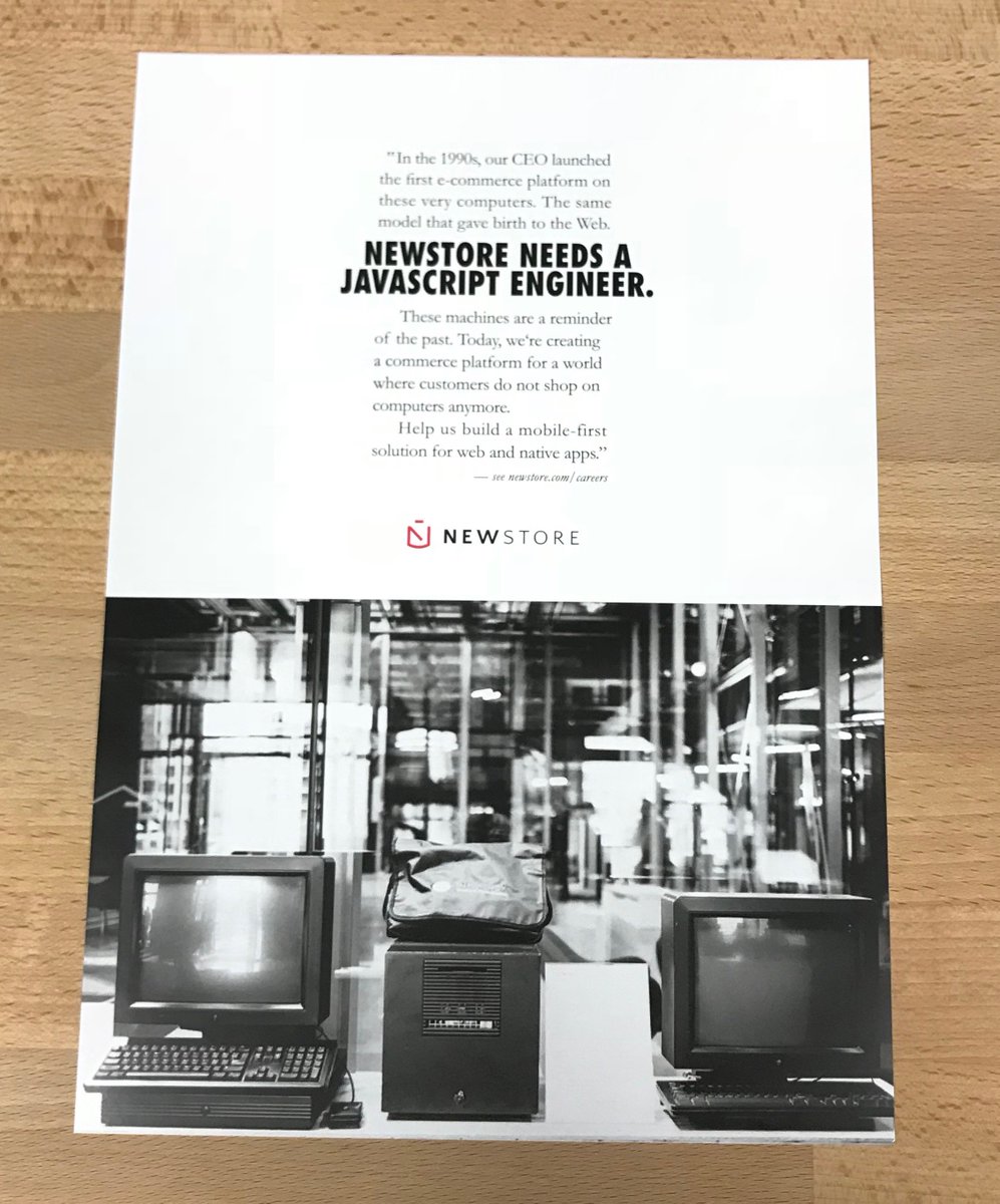 robinpokorny's tweet image. Job posters, I co-designed, arrived today! I am so happy we managed to keep it simple yet powerful. They look gorgeous! 😊 Come take one at @reactdayberlin! #shamelessplug #NeXTcube