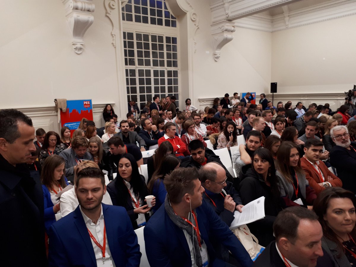 PES_PSE's tweet photo. Kick off with our Activists' Forum!, with Deputy SecGen @giacomofilibeck #PESinLisbon #ProgressiveEurope https://t.co/E8l2SM9ac7