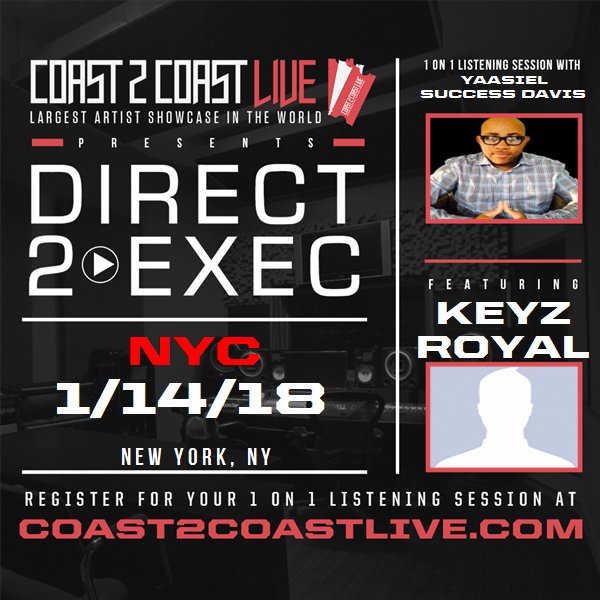 NavarreteGroup's tweet photo. I'm performing at Direct 2 Exec NYC 1/14/18 - Atlantic Records to win $50K Grand Prize! #Coast2Coast https://t.co/EclRabcY08