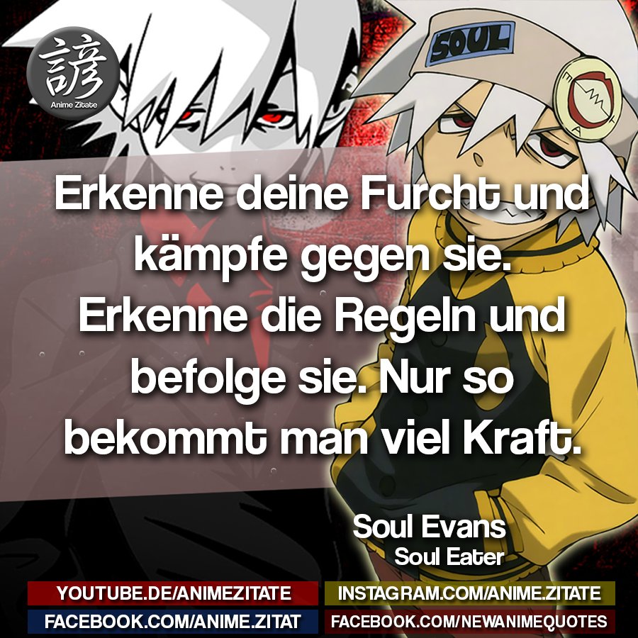 Anime Zitate On Twitter Souleater Animezitate Anime